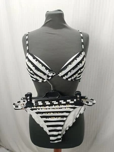Articolo e2813 costume da bagno donna Moschino bianco e nero, taglia IT3 UK36 US - Foto 1 di 14