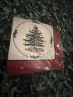 Spode Christmas Tree Paper 3-Ply 40 Lunch Napkins New 6.5”x 6.5”