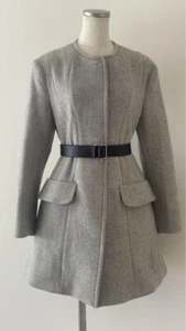 miumiu coat size 40 gray women's - Picture 1 of 15