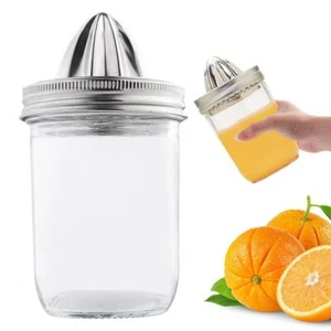 Zitrus Zitrone Orange Grapefruit Entsafter Manuelle Saftpresse 304 Edelstahl l8 - Bild 1 von 17