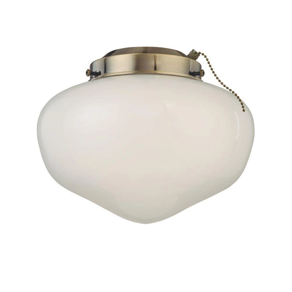 Westinghouse Ceiling Fan Light Kit Antique Brass Finish Fitter 77832