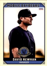 2019 Mobile BayBears Choice 26 David Newhan Manager Fullerton California CA Card