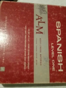 Spanish Level One Audio-Lingual Materials 14 Practice Record Set 33 1/3 RPM 1961 - Picture 1 of 6
