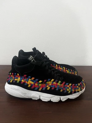 Nike Air Footscape Woven Chukka Premium QS Rainbow Black US 10.5 525250-001 2012 - Image 1 of 4