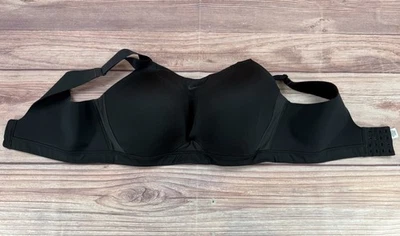 Nike DD0430-010 Black Adjustable Padded Sports Bra Women's XL   F-G Cup - Image 1 of 4