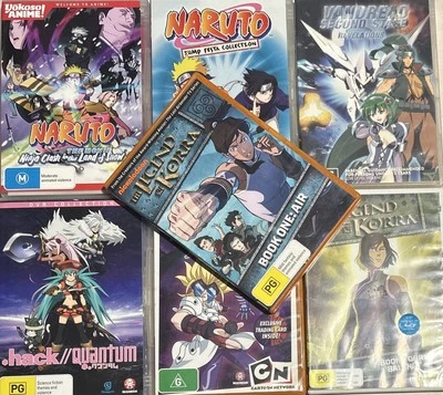 Animation Bulk DVDs - NARUTO-BAKUGAN VANDREAD SECOND STAGE- HACK/QUANTUM 7 DVDs - image 1 of 4