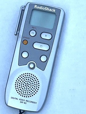 Radio Shack DR-83 90 Minute Digital Voice Recorder 14-1193 Tested - Image 1 of 4