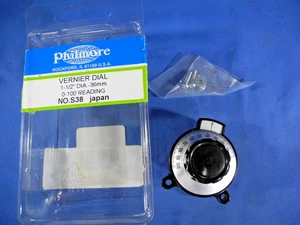 Precision Tuning Vernier Dial Control Knob, Calibrated 0-100 Velvet Ham Radio - Picture 1 of 7