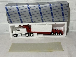 1:50 Conrad 3612 Mack R Model Tri-Axle Talbert Lowboy Trailer Original Box NOS - Picture 1 of 17