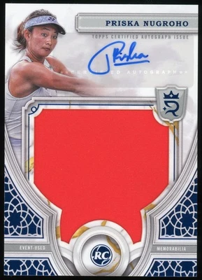 2024 Topps Royalty Priska Nugroho Rookie Relic Auto Blue /25 #RRA-PN - Image 1 of 2