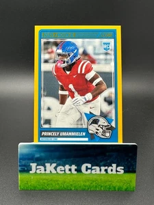 2025 Panini Score - Princely Umanmielen #86 Gold RC - Carolina Panthers - Picture 1 of 2