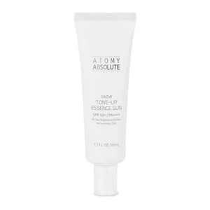 ATOMY Absolute Snow Tone-Up Essence Sun 1.7 fl oz 50mL SPF 50+ / PA++++ K-Beauty - Picture 1 of 6