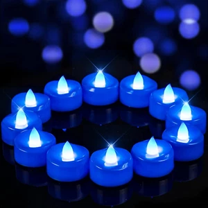 Flameless Candles, 24 Pack Tea Lights Candles Battery Operated, LED Tealight Can - Picture 1 of 12