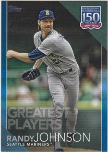 RANDY JOHNSON 2019 TOPPS UPDATE GREATEST PLAYERS BLUE PARALLEL #105-30 MARINERS - Picture 1 of 1