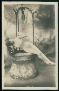 Edwardianischer Akt Bodystockings Frau alt 1900er Französisch Foto Postkarte Lot 10er Set - Bild 1 von 11