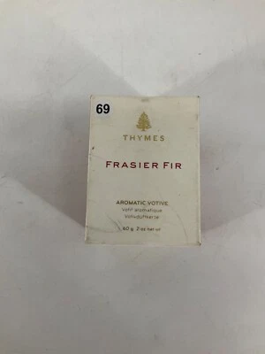 Thymes Fraiser Fir Votive Candle 2oz Red - Image 1 of 4