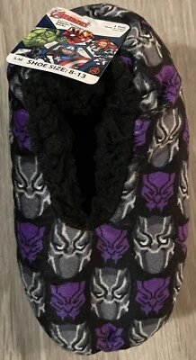 Avengers Black Panther Kids Slippers Shoe Size Small 8-13 - Изображение 1 из 3