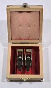 Juego de herramientas de avión de latón pequeño vintage AMT American Machine & Tool Co (2) NUEVO - Imagen 1 de 13