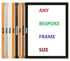 Wall Print Image Photo Frames Wood Panoramic Style Picture Frames Poster Frames - Picture 1 of 6
