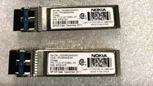LOT of 10, Nokia 10G 1310NM LR SFP+ Optical Transceiver 3HE04823AAAA01 - Picture 1 of 3