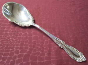 NASSAU Berry or Serving Spoon Antique Silverplate 1899 No Monograms           BU - Picture 1 of 4