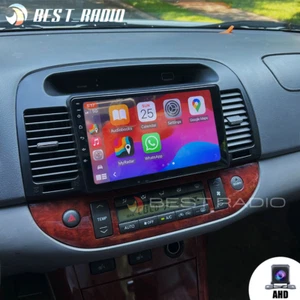 FOR TOYOTA CAMRY 2000-2006 ANDROID 12 APPLE CARPLAY CAR RADIO STEREO GPS NAVI - Picture 1 of 16