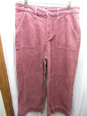 WOMENS A NEW APPROACH WIDE WALE MAUVE CORDUROY CAPRI PANTS SIZE 10 INSEAM 24" - Изображение 1 из 4