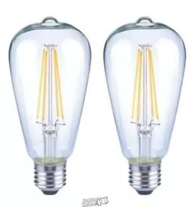 75-Watt Equivalent ST19 Antique Edison Dimmable Clear Glass Filament Vintage - Picture 1 of 3