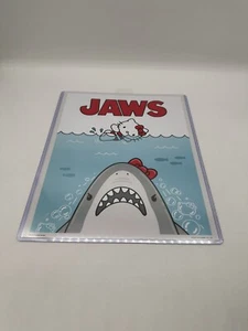 Universal Studios Hello Kitty X Jaws Poster Art Print 14” X 11” New Mashup - Picture 1 of 3