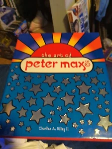 THE ART OF PETER MAX 1st EDITION SIGNED BOOK WITH DOODLE PERSONALIZED TO Paul  - Picture 1 of 16