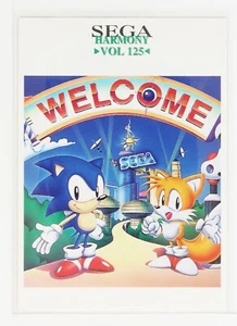 HARMONY Cover illustration -Sonic- No.112 - SEGA FREAKS SELECTION CARD - Picture 1 of 3