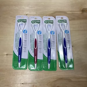 Lot of 4 GUM Dual-Action Tongue Cleaner Scrapers - Picture 1 of 2