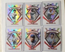 2009 TOPPS LEGENDS PLATINUM CHROME LOT WAL-MART REFRACTOR MLB CARDS RUTH RIPKEN
