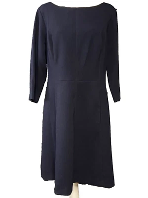 Vince Camuto Womens Dress Extra Large 16 Navy Blue Casual Holiday Party - Image 1 of 4