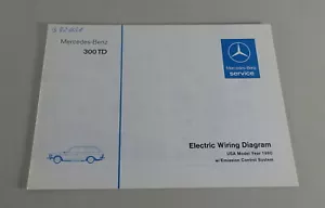 Elektrischer Schaltplan Mercedes Benz W123 300 TD Diesel US-Modell von 03/1982 - Bild 1 von 1
