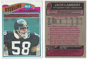 1977 Topps Jack Lambert || VG-EX || **ASTA SPAZZATURA** - Foto 1 di 1