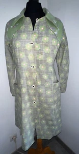 Ancienne blouse / robe en coton années 1950 MIC Création 36/38 - Picture 1 of 14