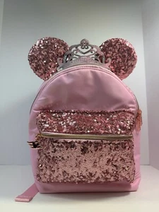 RARE Disney Cruise Line DCL Bibbidi Bobbidi Boutique Backpack Pink bippity EUC - Picture 1 of 6