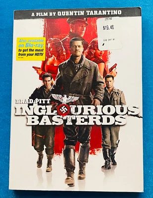 INGLOURIOUS BASTERDS DVD TARANTINO PITT WALTZ 2009 WWII REVENGE FANTASY BONUSES - Image 1 of 4