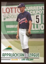 2004 Grandstand Danville Braves LUIS ATILANO RC BRAVES PUERTO RICO