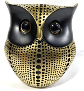 Owl Sculptures Resin Statues Creative Figurines Home Desktop Decor Sculptures - Picture 1 of 5