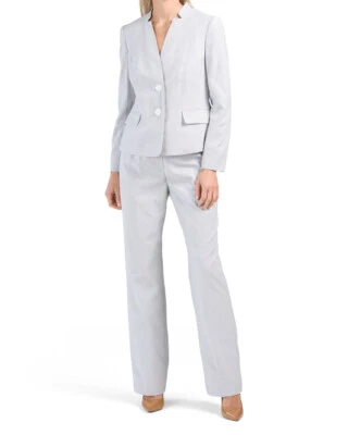 NUEVO CONJUNTO TRAJE CHAQUETA DE CARRERA NEGRO BLANCO PANTALONES TALLA 18 $200 Foto 1 de 3