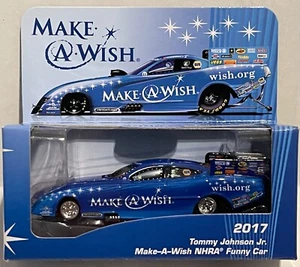 RARO CARICATORE DODGE 2017 TOMMY JOHNSON JR. MAKE-A-WISH 1:64 NHRA FUNNY CAR SIGILLATO - Foto 1 di 6
