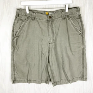 Carharrt Shorts Herren flach vorne entspannte Passform Tacoma Ripstop Chino Größe 36 - Bild 1 von 9