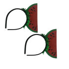  2 Pcs Party Inflatable Palm Tree Cooler Fruit Watermelon European and American