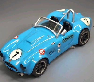 Coche de carreras modelo Shelby Cobra 1964 escala 1:43 #7 Targa Florio - muy pesado, raro Foto 1 de 4