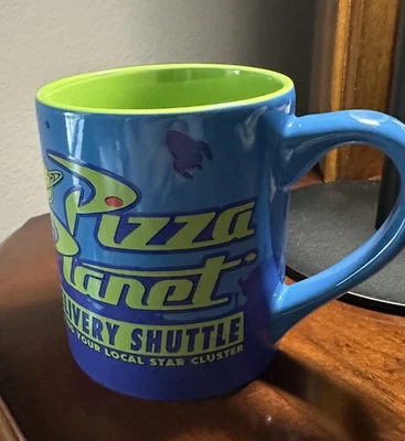 Disney Toy Story Pizza Planet Pixar Alien Large Ceramic Coffee Mug 20 oz NEW - Image 1 of 4