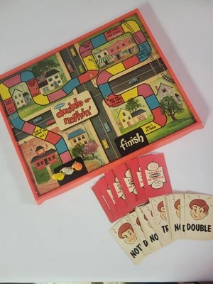 Remco Double Or Nothin vintage boardgame 1959 50s game dice cards kids fun play - Image 1 of 4