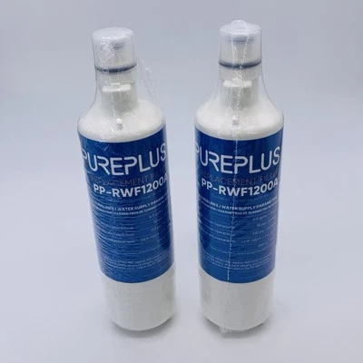 2 Pack PurePlus Replacement Refrigerator Water Filter PP-RWF1200A - New Sealed - Image 1 of 4