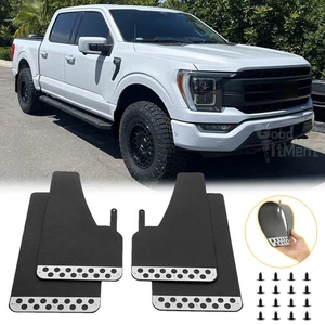 For Ford F-150 F-250 F-350 F-Seris Mud Flap Splash Guard Mudguard w/ Reflectors - Picture 1 of 17